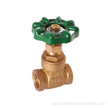 Female thread gate valves iron wheel